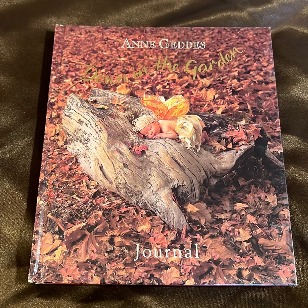 Anne Geddis Down in the Garden Lined Journal, preowned, unused, great condition
